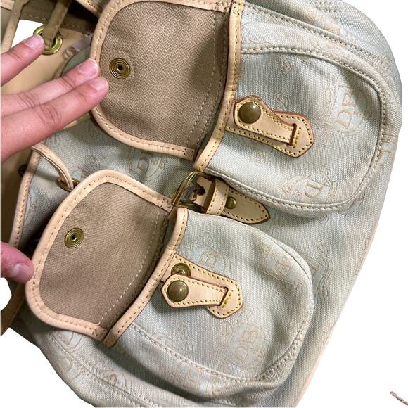 Vintage DOONEY & BOURKE Canyon Canvas and Leather Small Daypack/ Backpack - Picture 13 of 13